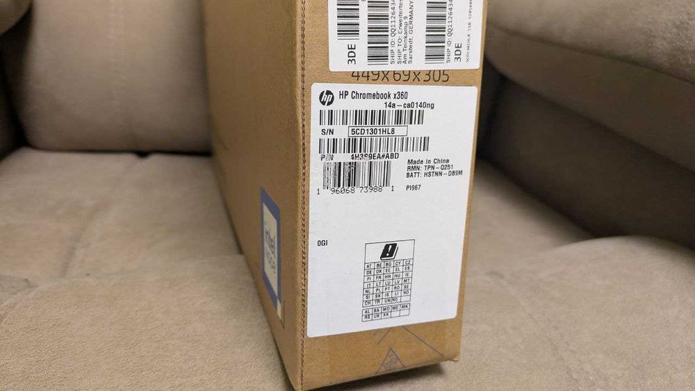 HP Chromebook x360 "14 FHD IPS Touch, 4/128GB, Intel Pentium N5030