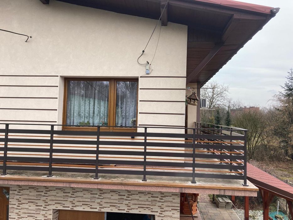 Barierki balustrada malowana proszkowo balustrady ze stali nierdzewnej