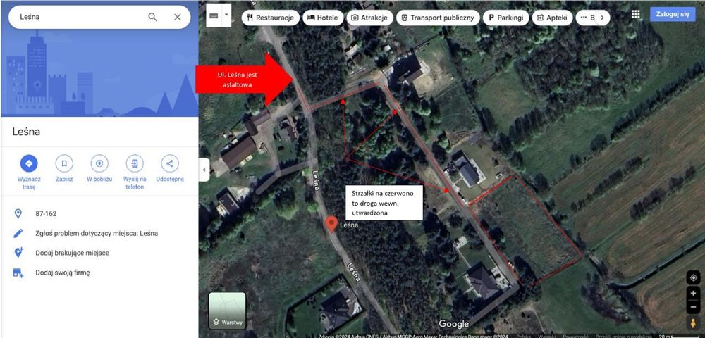 Dwie sąsiadujące działki w malowniczej okolicy