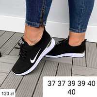 Nowe buty damskie czarne sportowe rozmiary 37,39,40