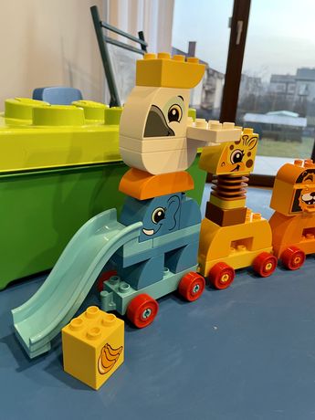 Lego duplo pociag ze zwierzatkami