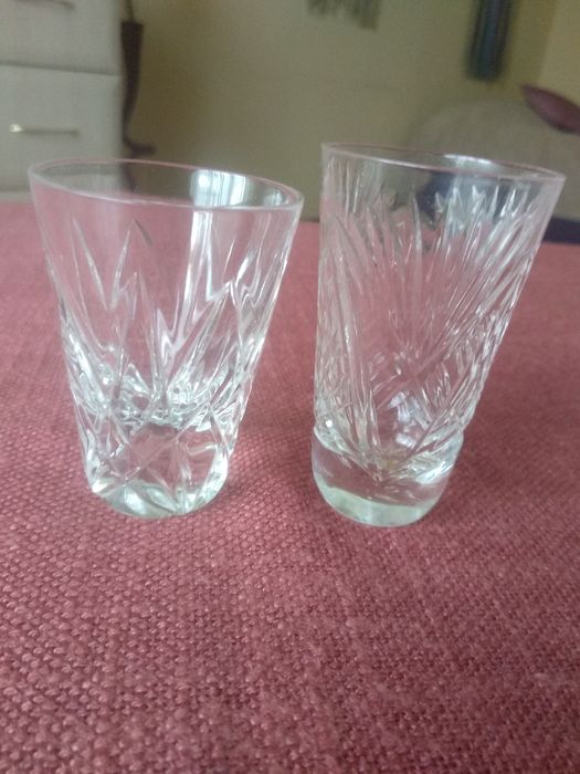 Стопки хрустальные - 5 шт и 4 шт