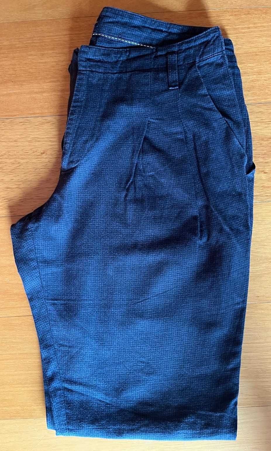Calças da Mango - Senhora - Tamanho S (36) - Azul Marinho