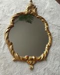 Stare lustro złote lustro Rokoko rama stylowe vintage retro PRL luster