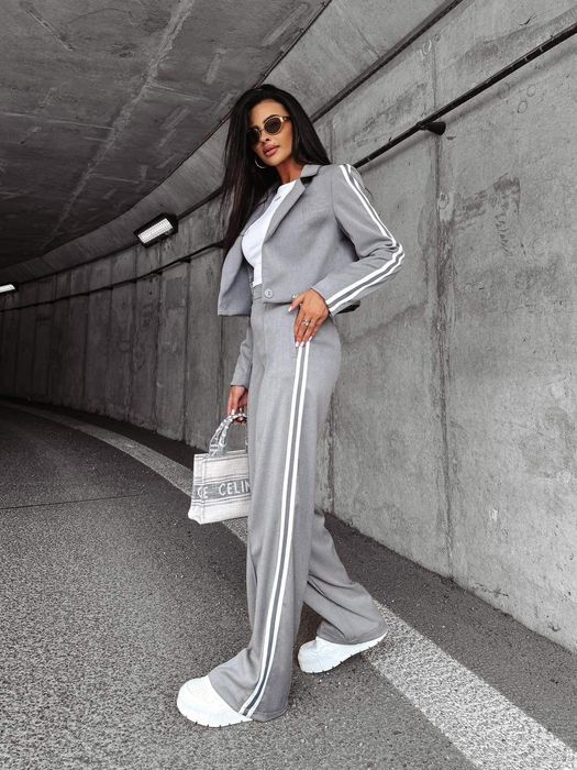 Marynarka Olavoga Heather S M czarne beżowe szara