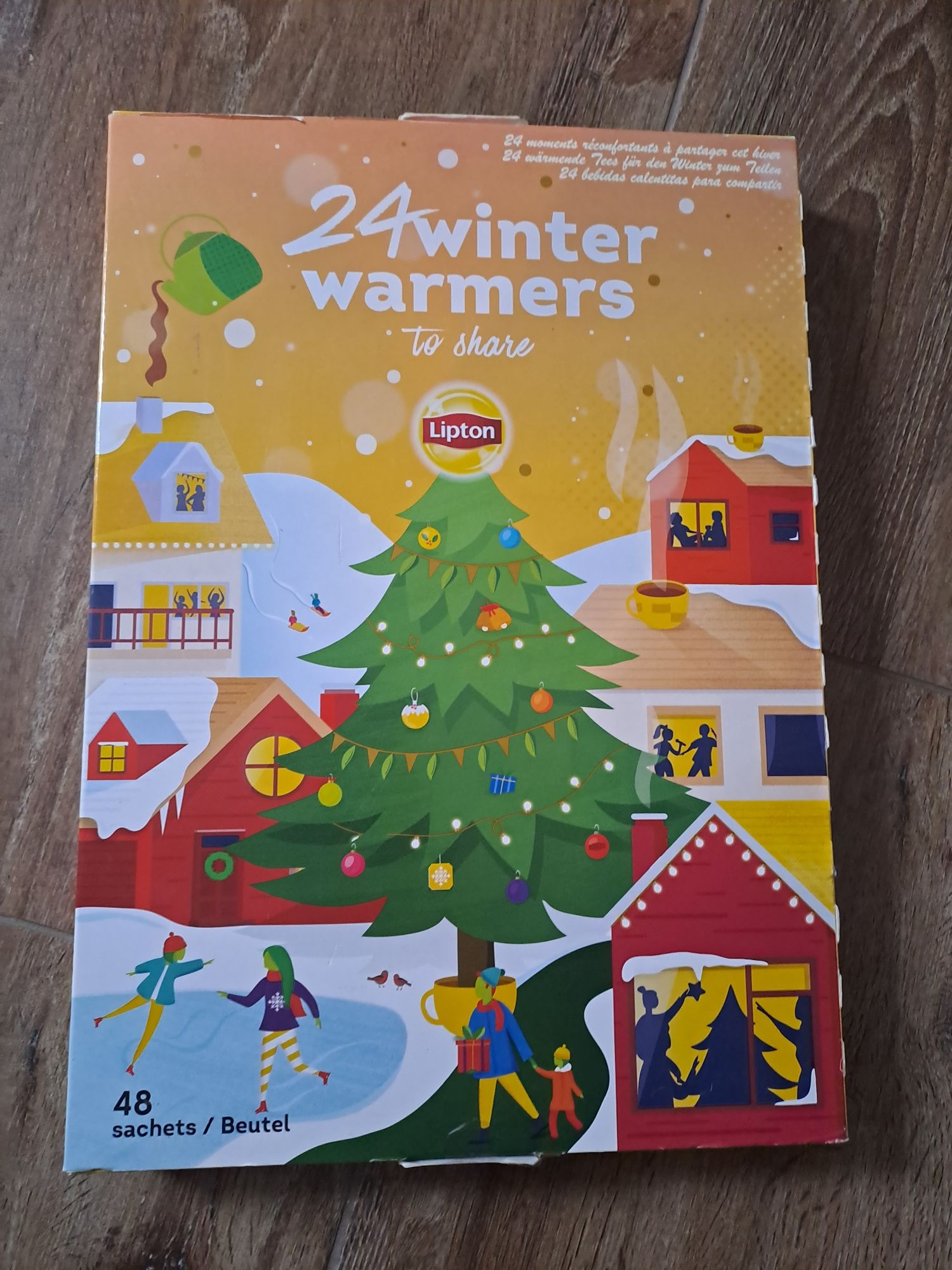 Kalendarz adwentowy z herbatami Lipton 24 winter warmers