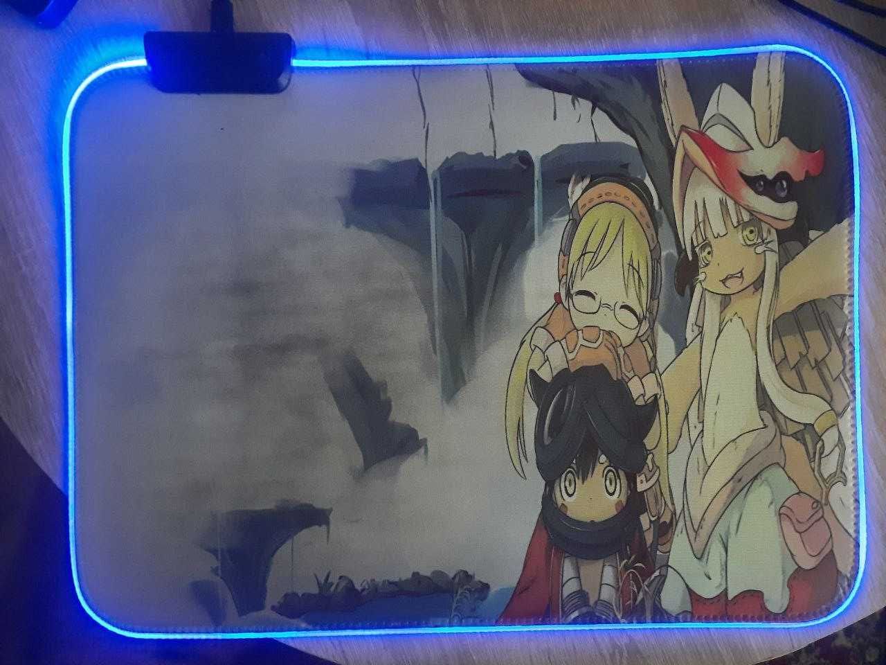Made in Abyss Коврик для миші с RGB підсвіткою