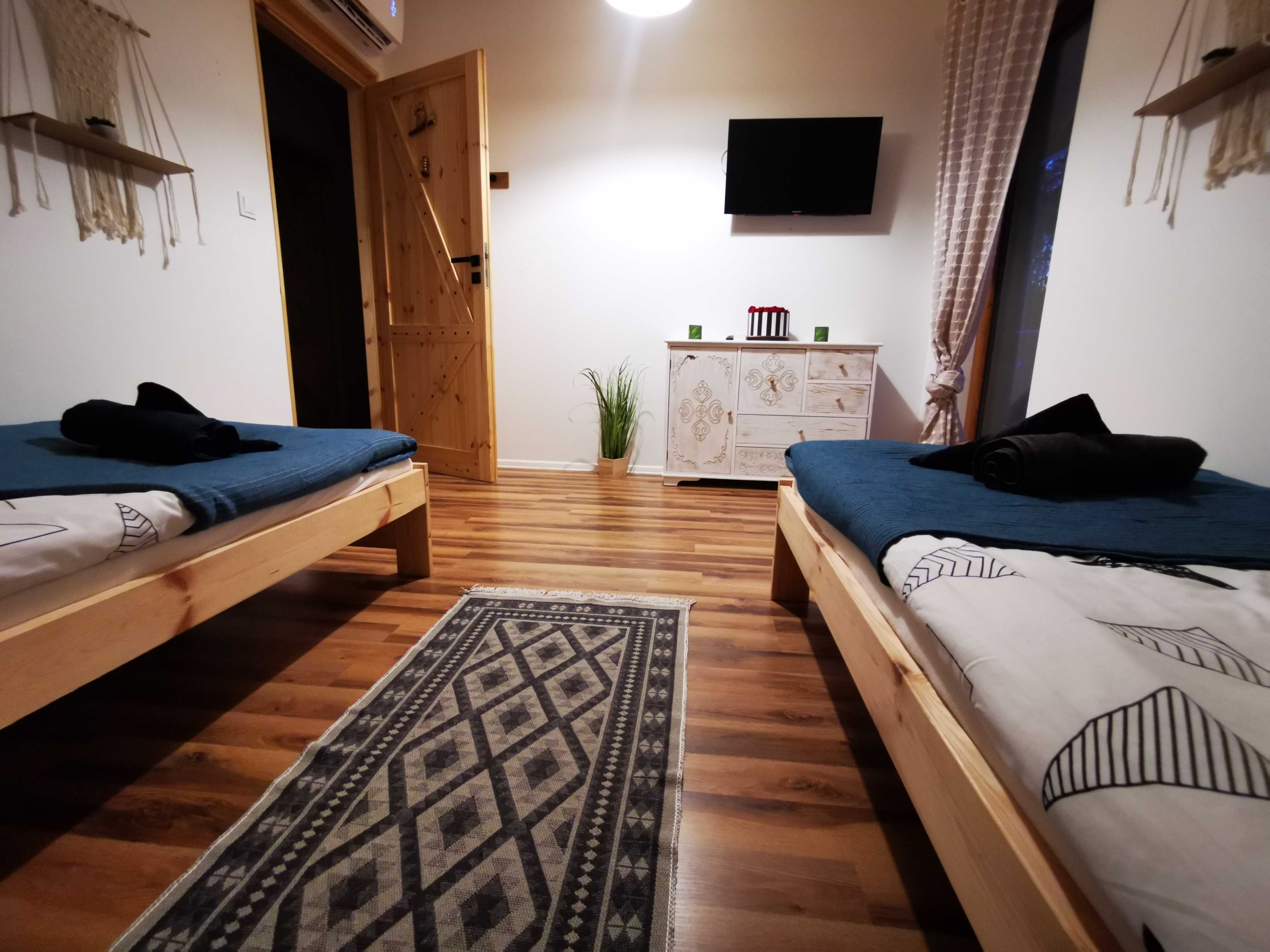 Domek z balią i sauną duży 12 osób nad Zalewem Chańcza LEŚNY CZAR