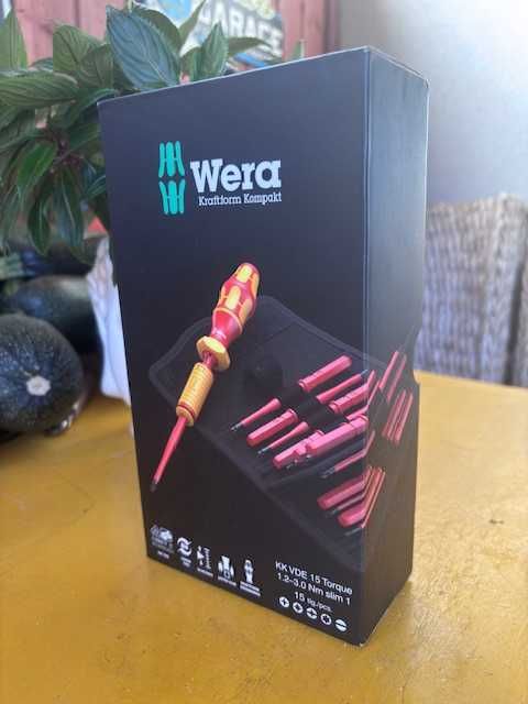 Wera Zestaw rękojeść+końcówki Kraftform Kompakt VDE Torque 1,2–3,0Nm