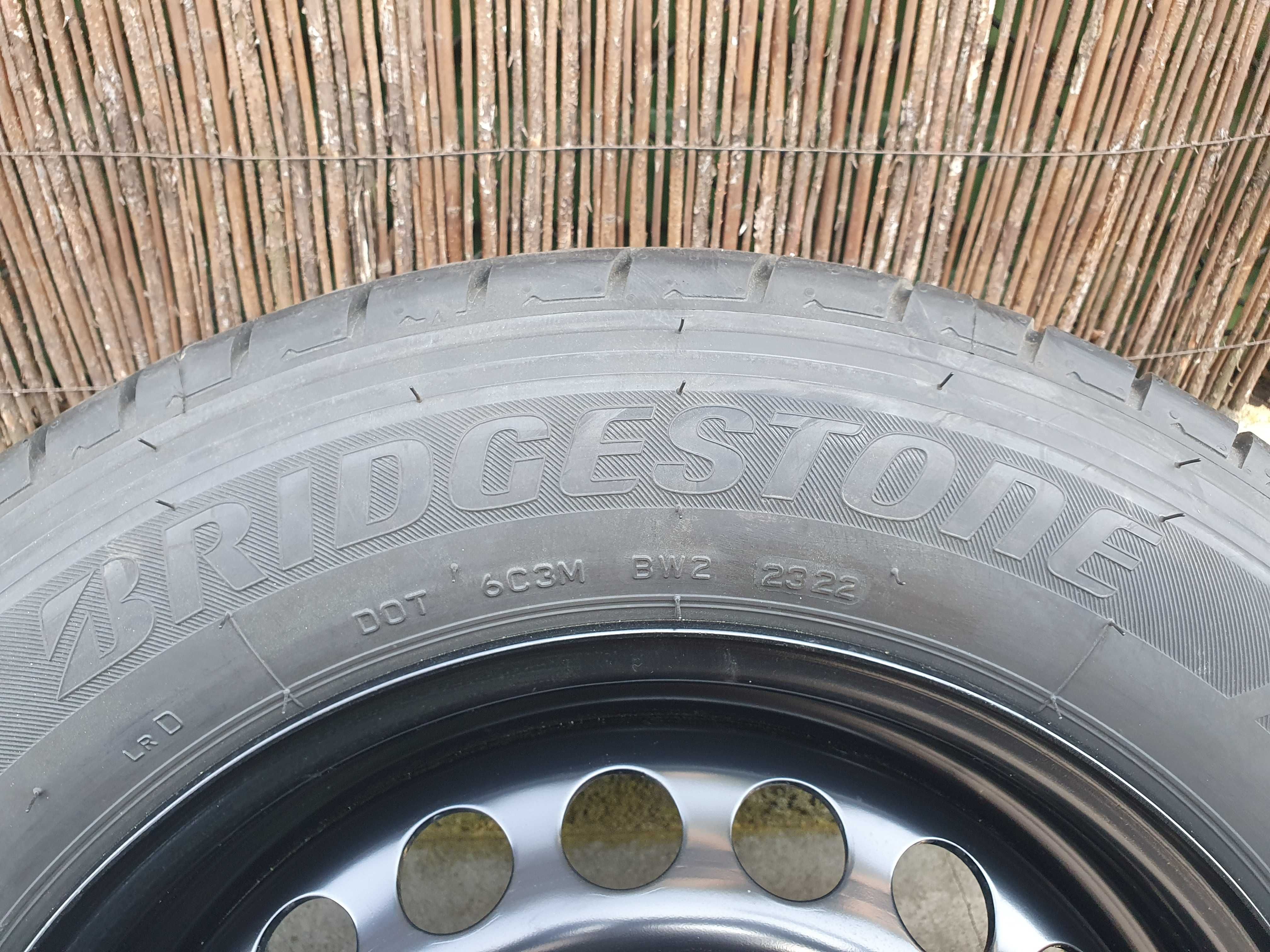 4x Oryginalne koła VW T6 205/65/16C Bridgestone Duravis Demo! 2022r.