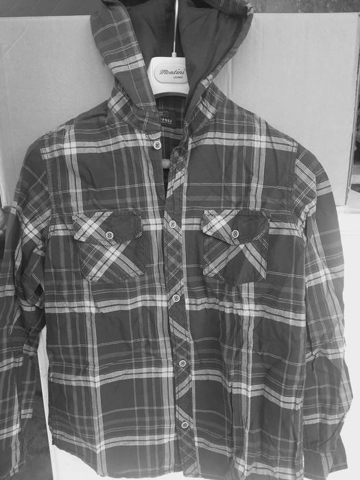 Conjunto de Casaco em Ecopele de menino da Tiffosi e camisa