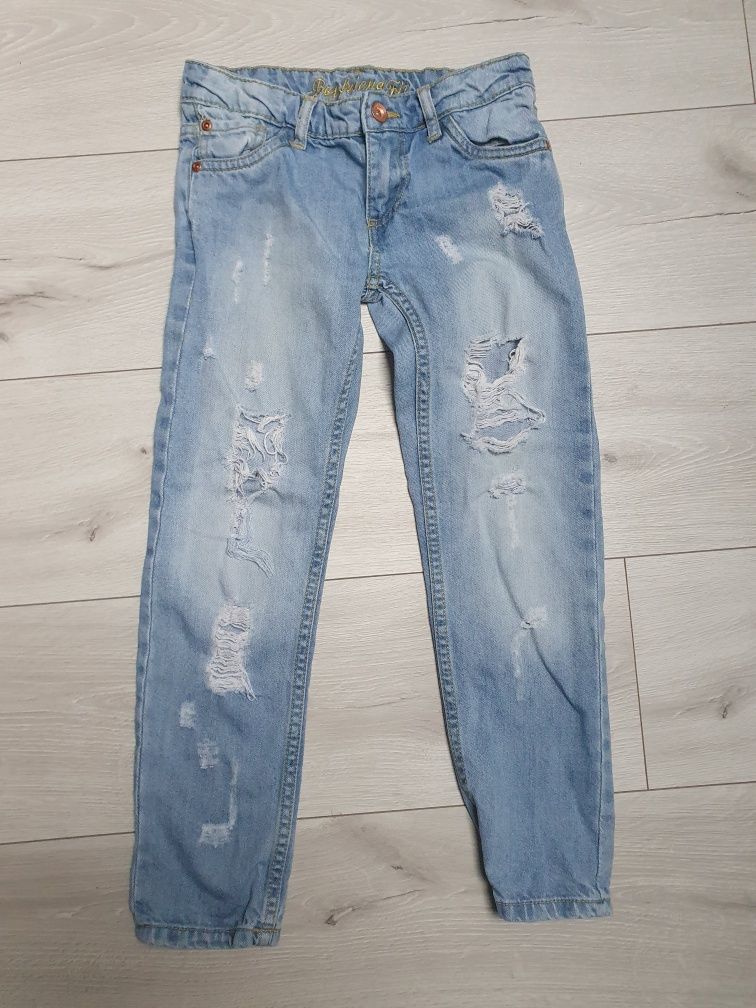 Spodnie jeansowe jeansy Denim r 128