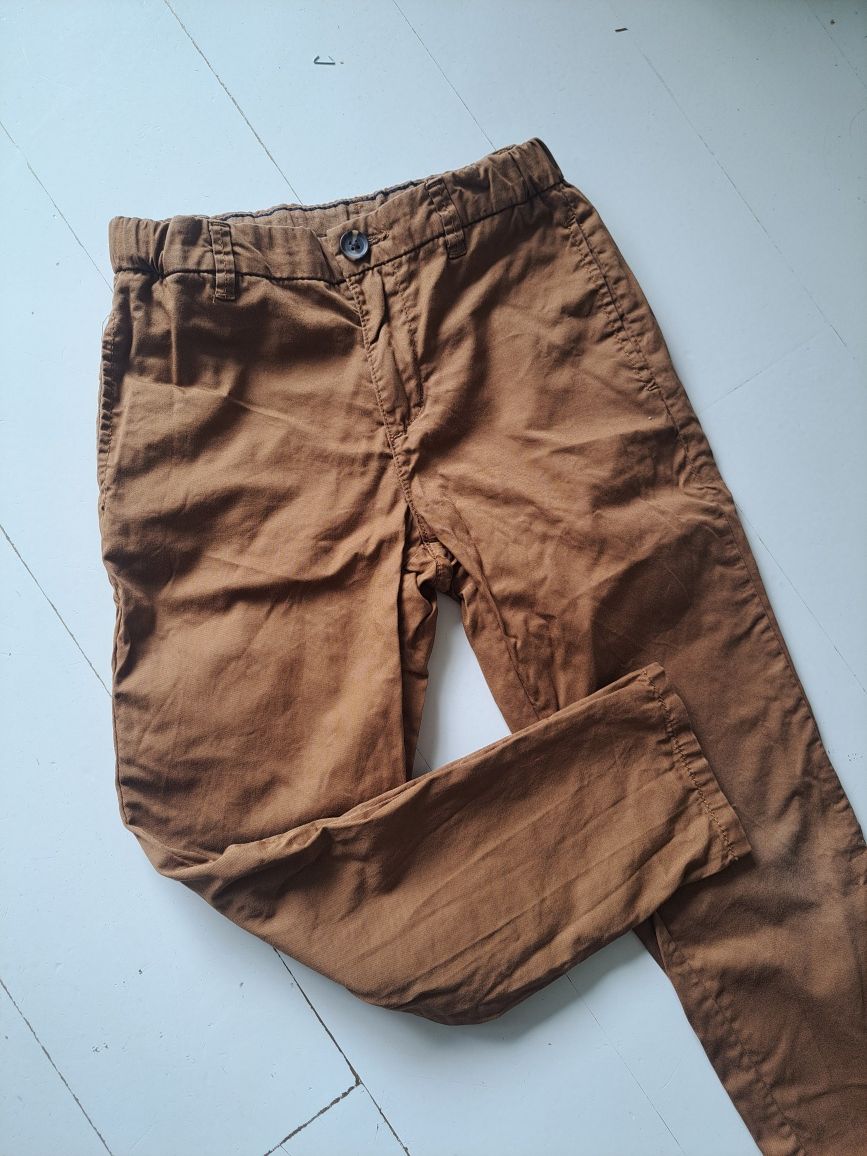 Spodnie chinos hm 116 Camel