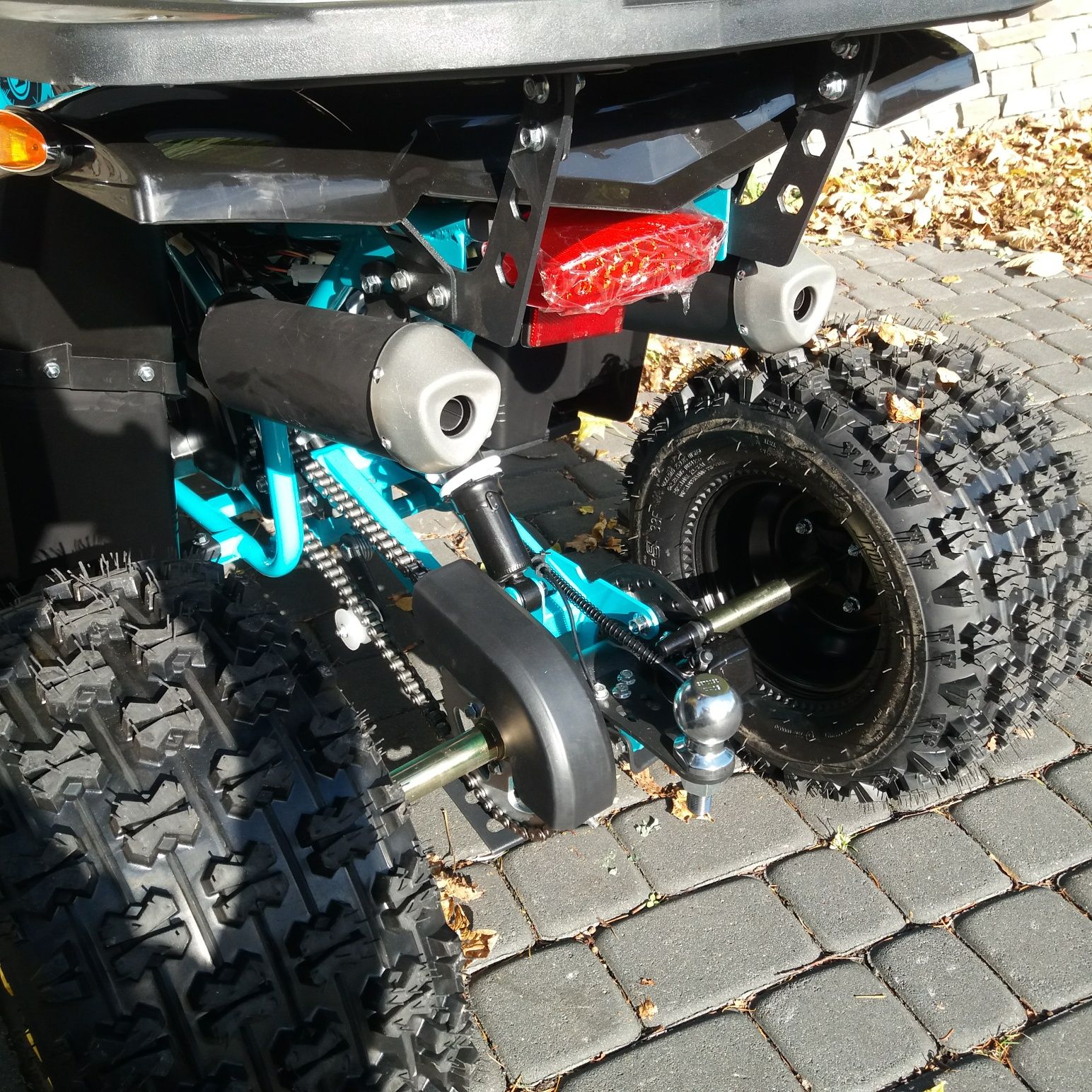 Quad Atv 110 125 Barton Raptor 3 b+R - jakość mocna rama hak ledy