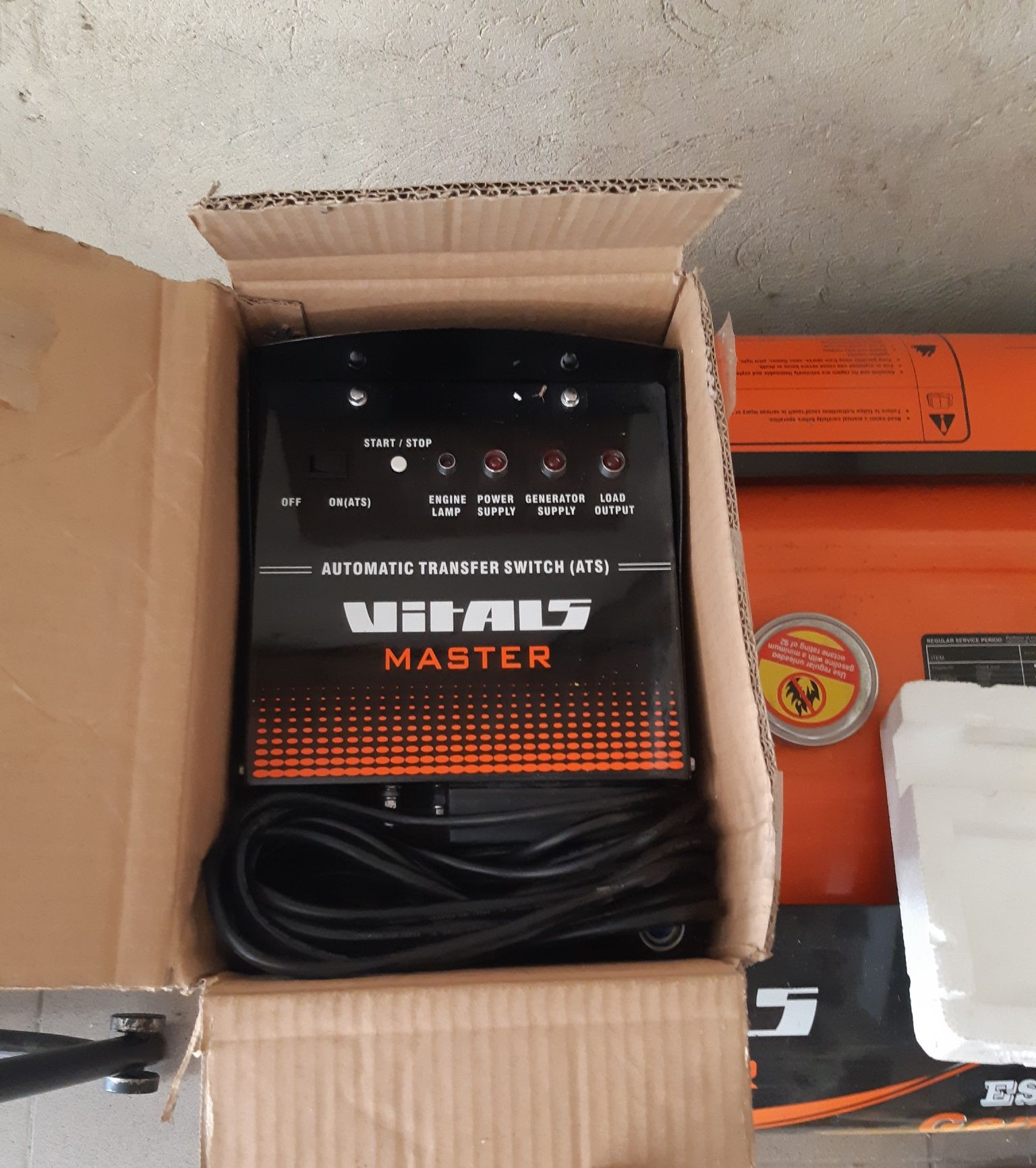 Генератор Vitals 5.8ba с авто пуском