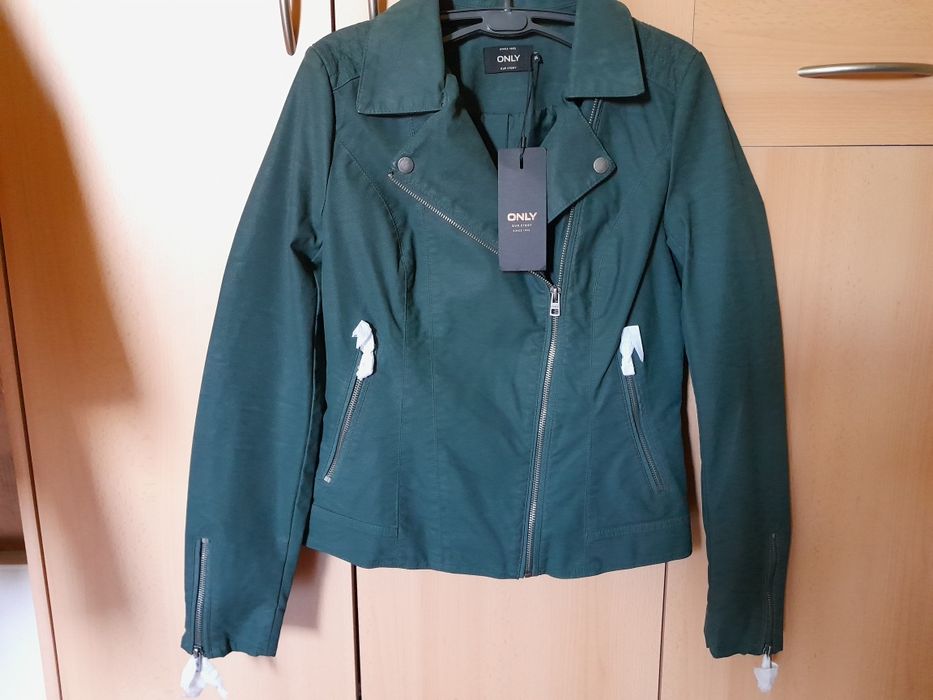 Ramoneska eko skóra  34-36 "ONLY"nowa.