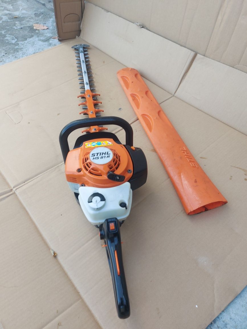Stihl hs 81 R - Profesjonalne nożyce spalinowe do żywopłotu  , prowadn