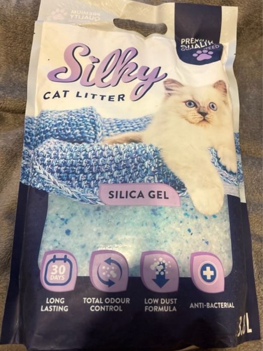 Silky Silica Gel Cat Litter – 3,8 L