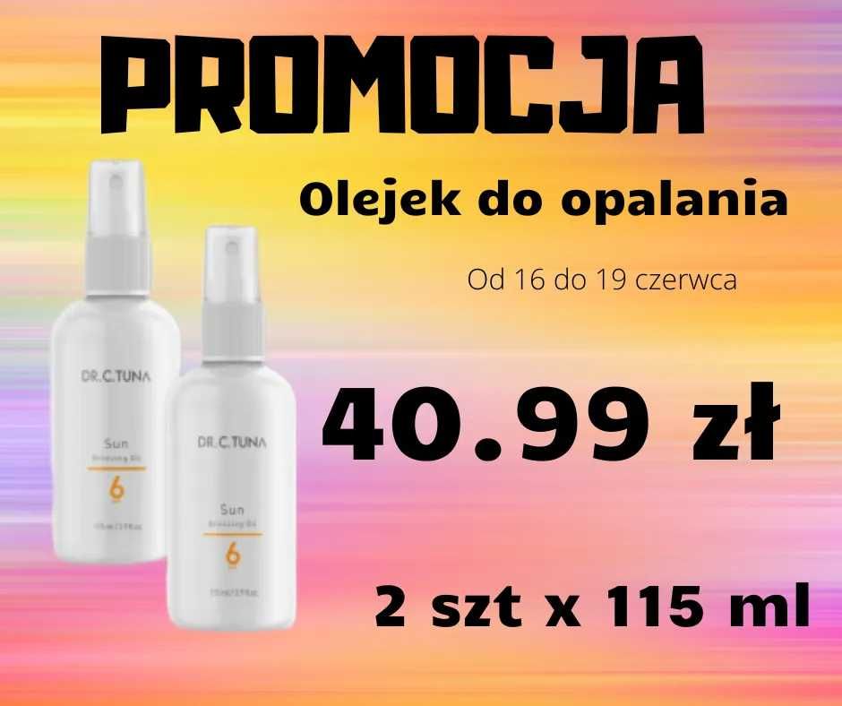 2x Olejek do opalania SPF6 Farmasi 115ml w sprayu