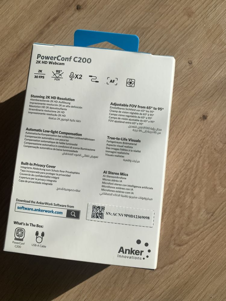 Kamera internetowa Anker powerconf c200 2k super jak nowa bdb jakosc!