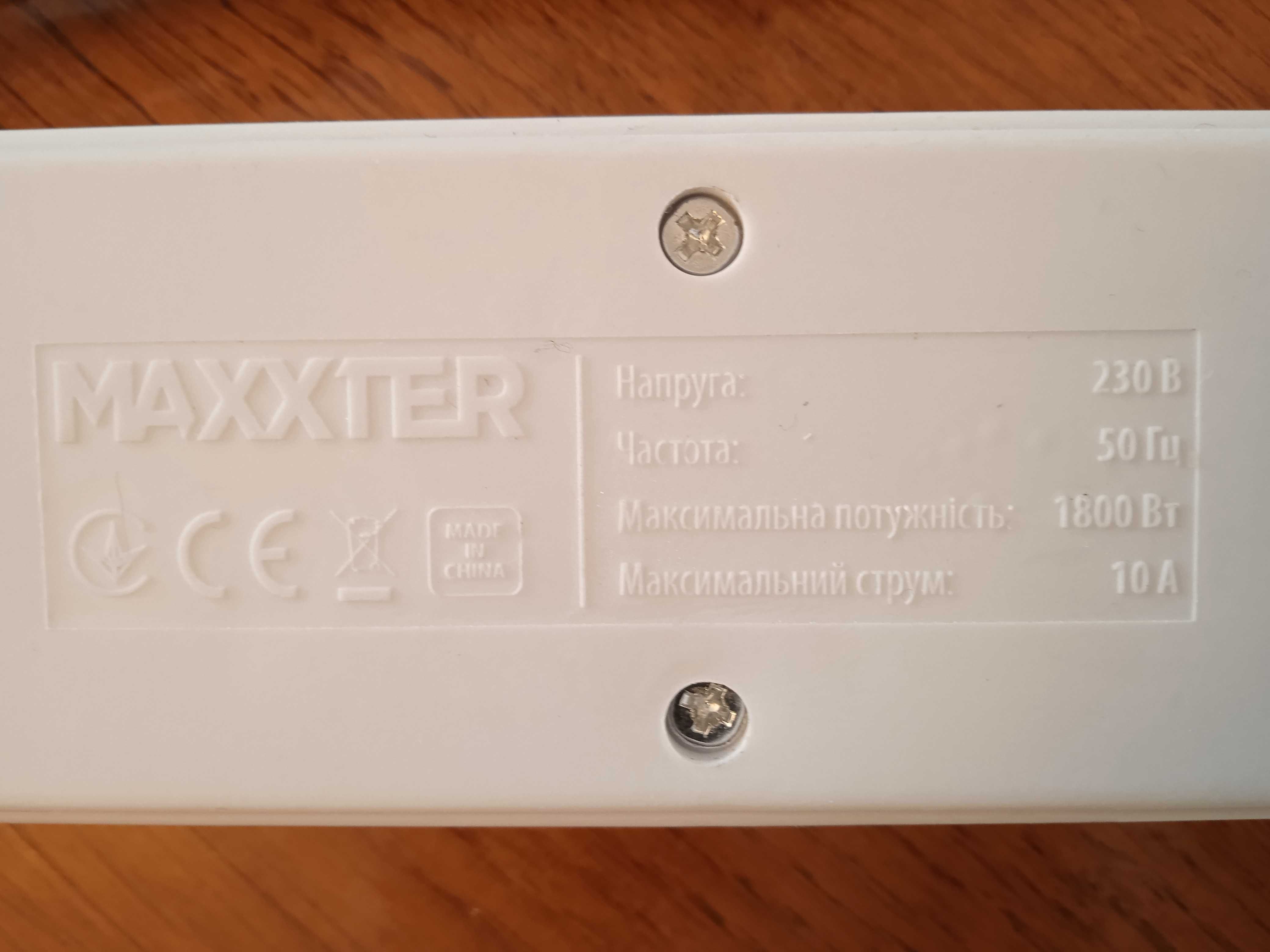 Сетевой фильтр (удлинитель 1,8 метра) MAXXTER SPM3-G-6G, новый