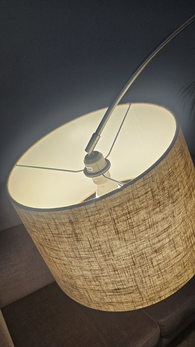 Lampa podlogowa stojąca, łukowa Laurence.