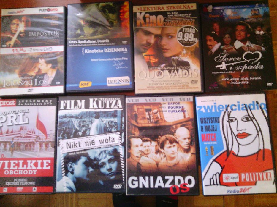 Nowe filmy DVD- ok. 200 tytułów