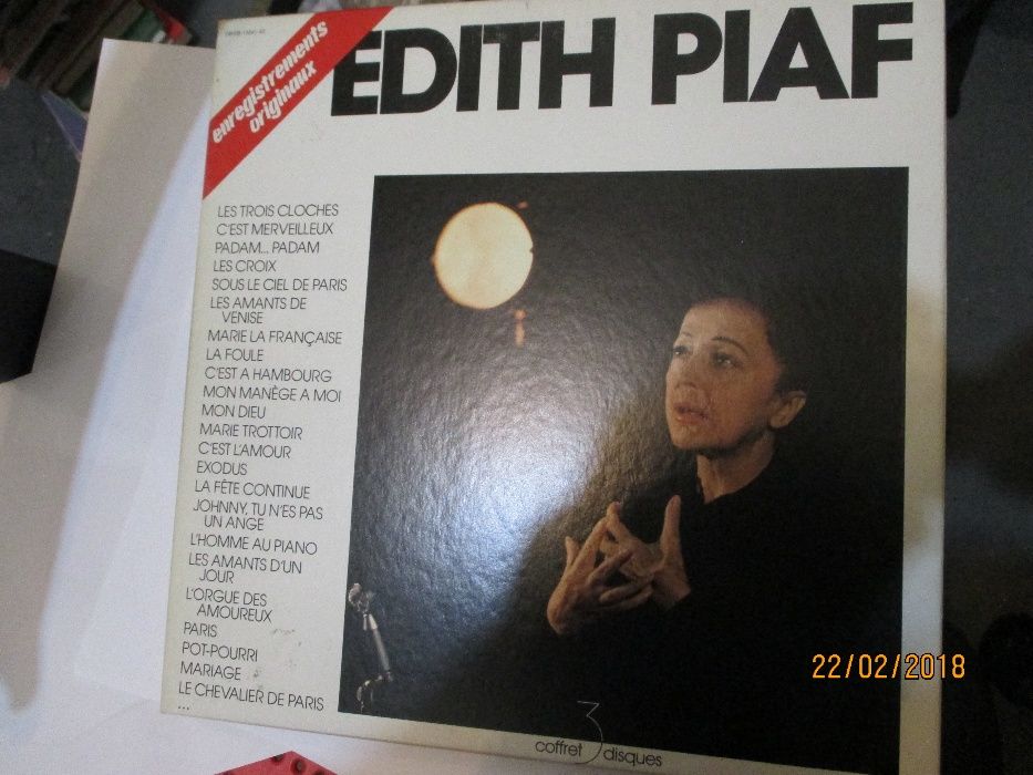 Vinil Edith Piaf - 1 LP e 1 triplo