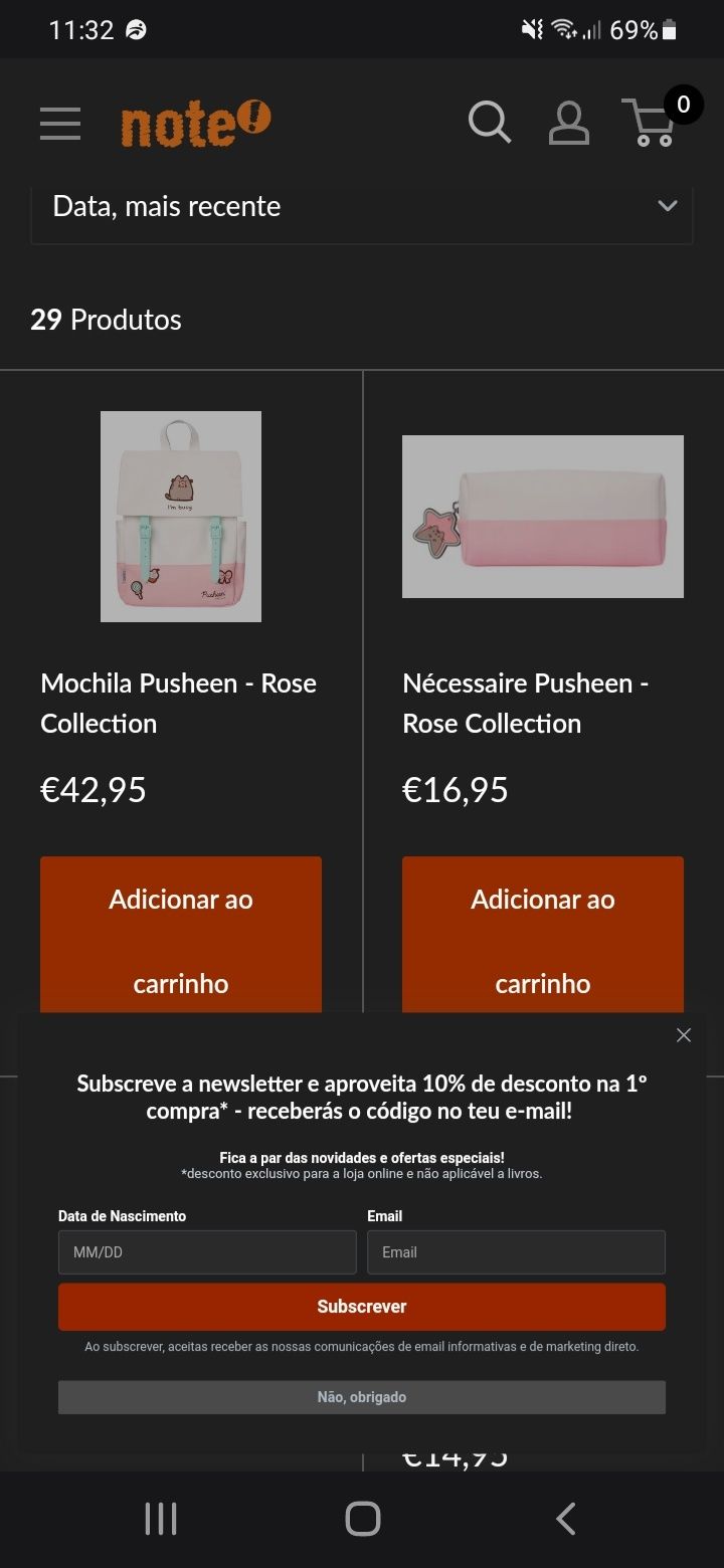Mochila pusheen cat