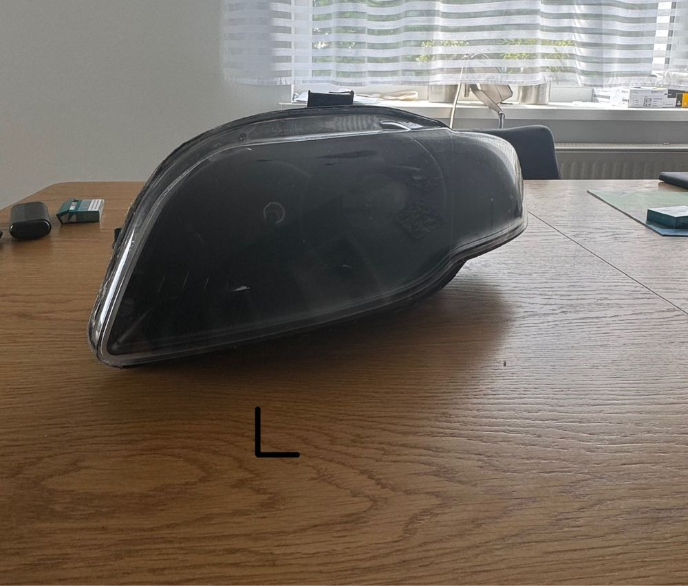 Lampy przednie Audi A5B7 soczewki