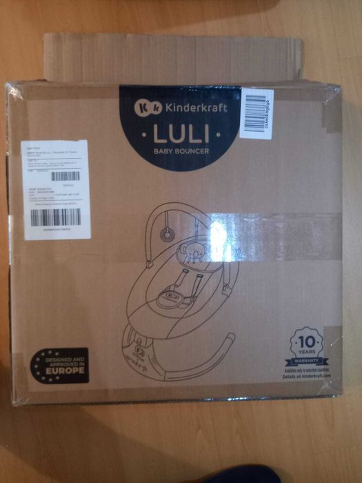 Espreguiçadeira cinzenta Kinderkraft LULI