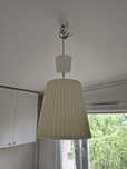 Lampa sufitowa kremowa