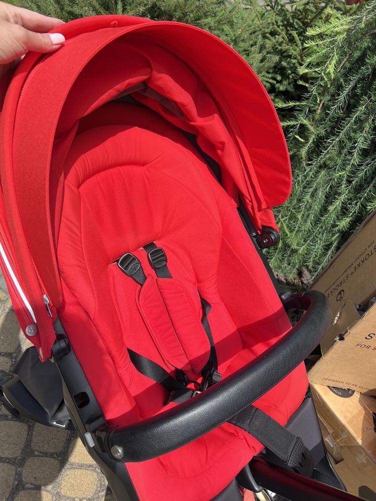 Коляска Stokke xplory v6 2 в 1, зимовий комплект і підстаканник, стоке