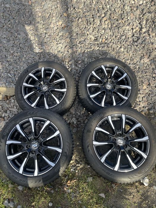 Диски R16 5/100, з гумою 195/55 зима