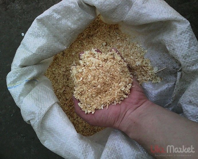 Древесные опилки, стружка, тырса (трина)