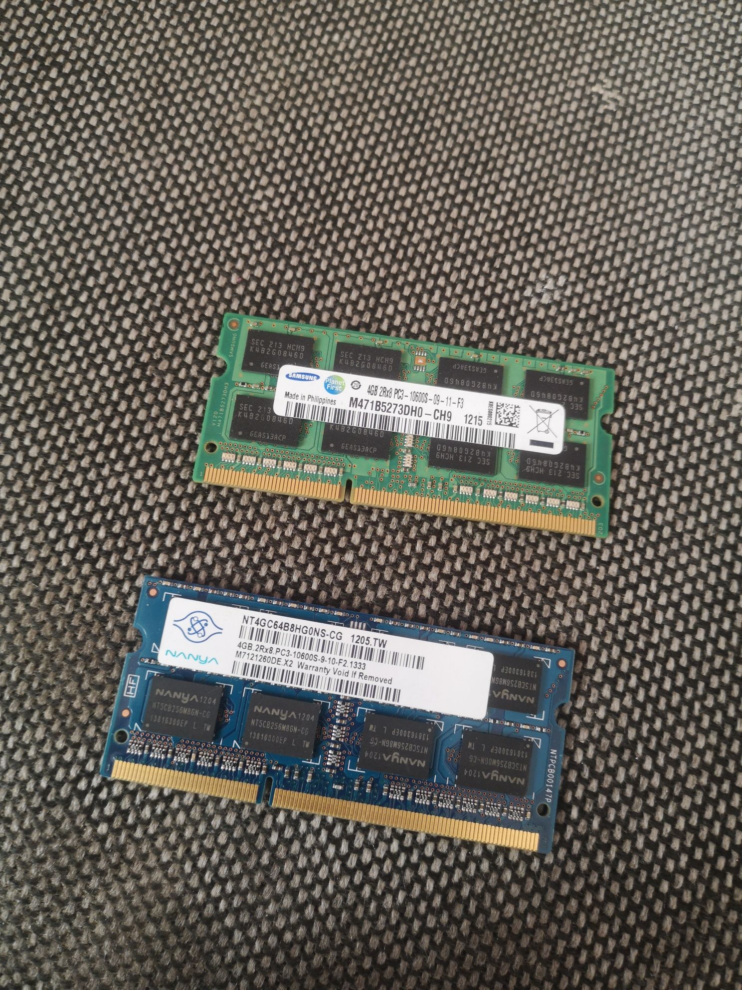 Ramy 4gb x2 PC3 sprawne