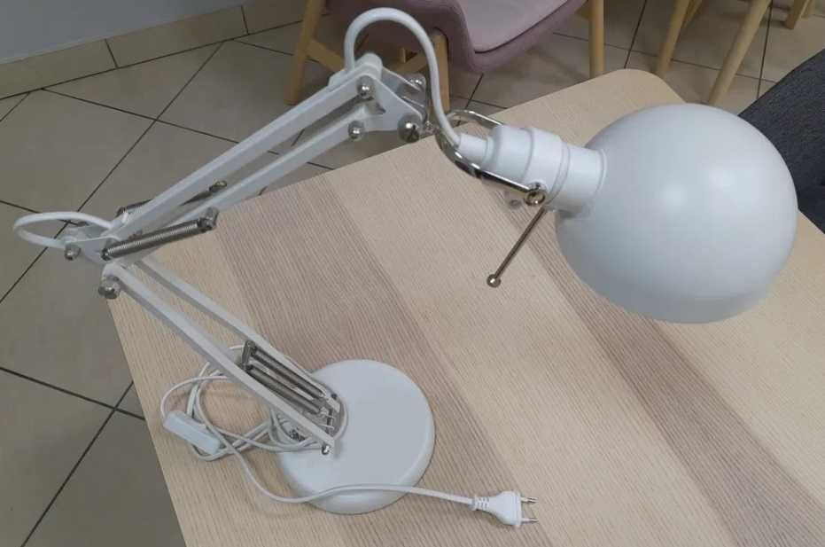 Lampka biurkowa FORSÅ IKEA biała