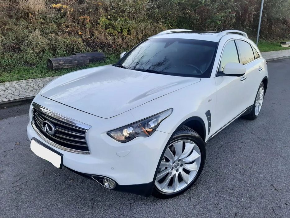 Infiniti FX Śliczna BIAŁA PERŁA 5.0 FXS 4x4 Automat 390 KM