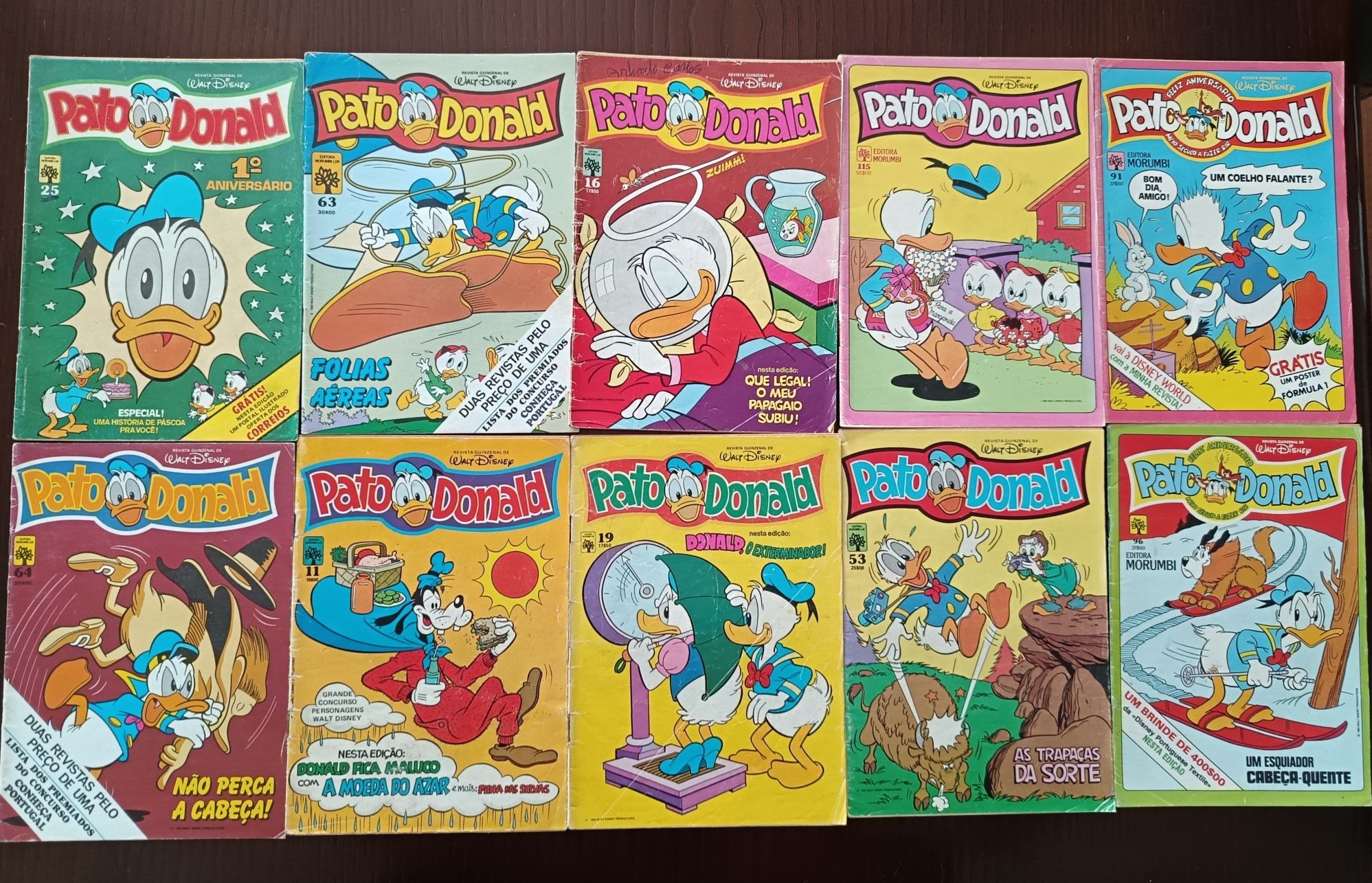 Banda desenhada Pato Donald edição portuguesa