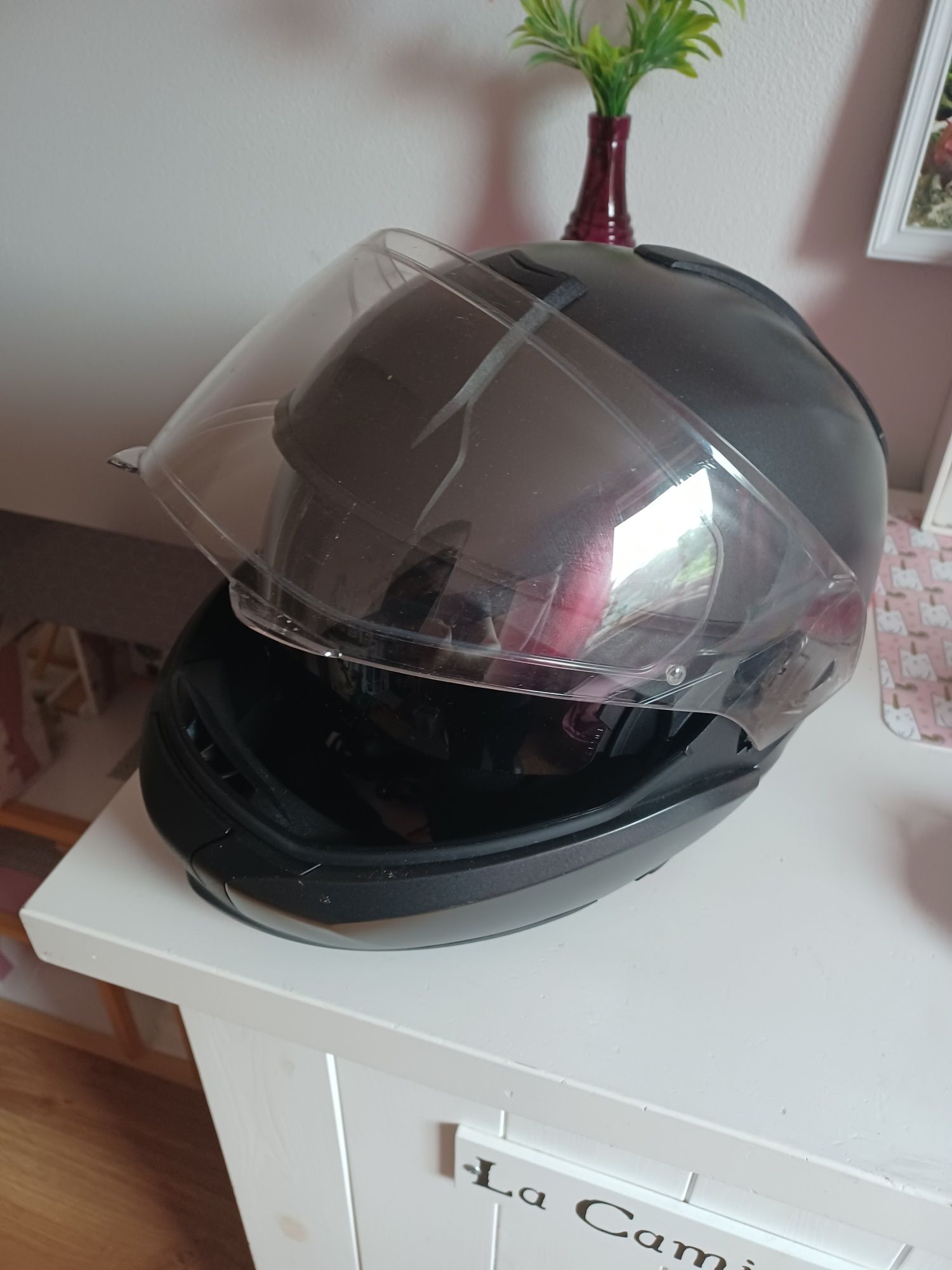 Kask motocyklowy  BMW  56/57 pinlock + blenda