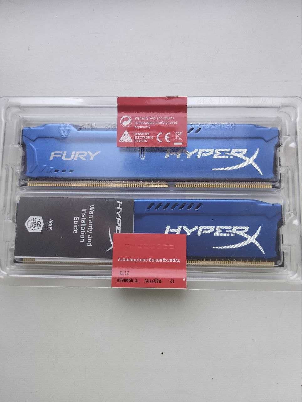 Игровая оперативная память HyperX 8 GB DDR3 FURY HX316C10FK2/8