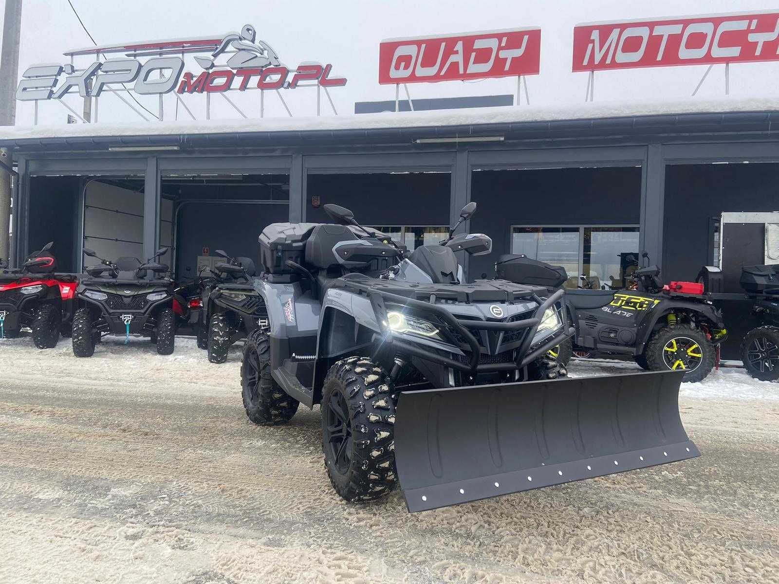 Quad CF Moto CForce 850 Grey Edition + KUFER + PŁUG (gratis)