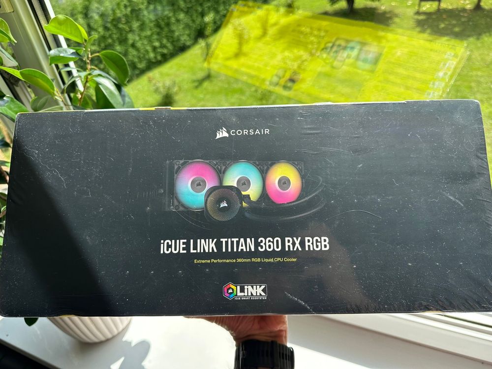 Chłodzenie wodne AIO Corsair iCUE LINK TITAN 360 RX RGB czarne