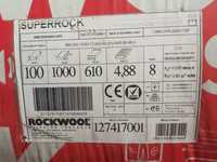 Wełna Rockwool Superrock Super 100 mm.