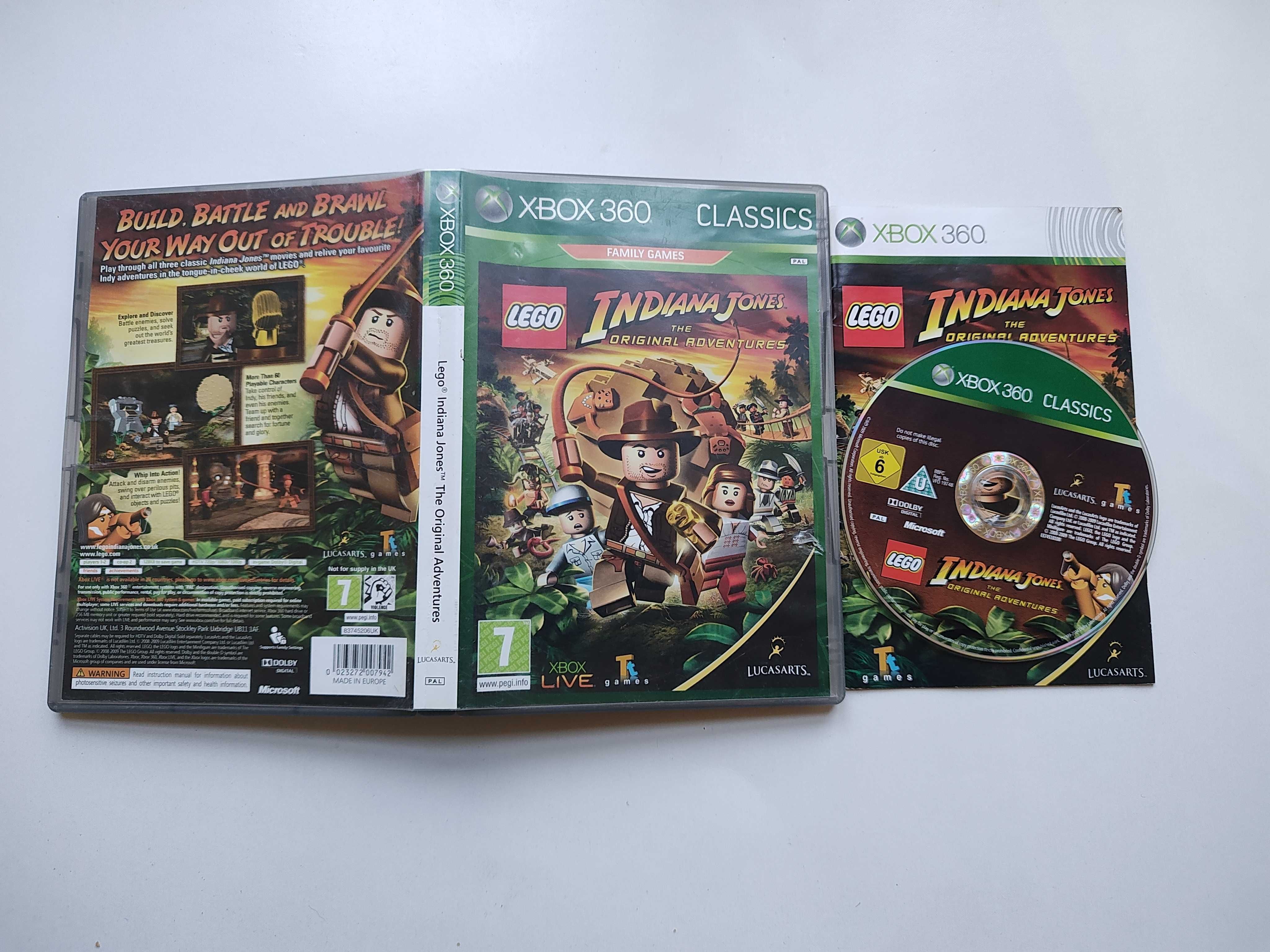 Xbox 360 gra LEGO Indiana Jones The Original Adventures