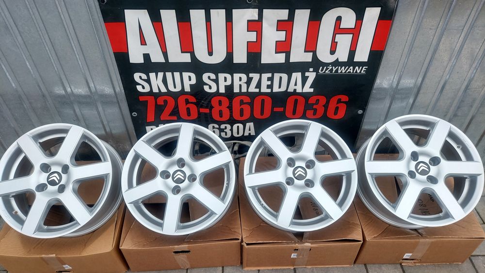 NOWE Alufelgi 16" 4x108 Citroen Berlingo C3 C4 C5 Tepee