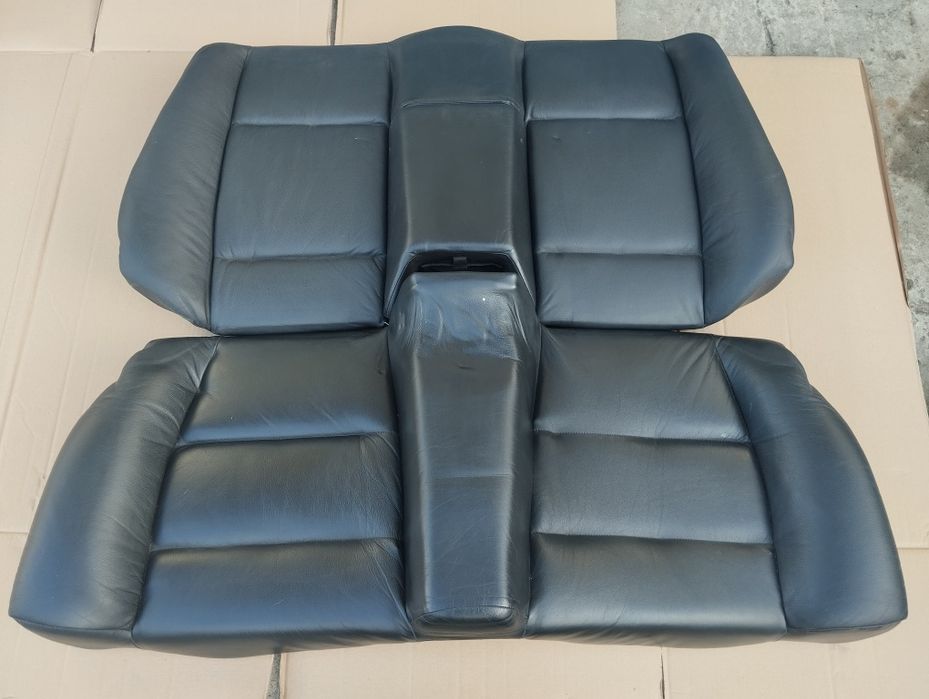 BMW E36 CABRIO kanapa czarna skóra oparcie tylne wysyłka