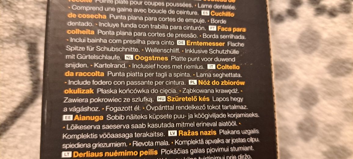 Nowy Nóż do Zbiorów Okulizak firmy Fiskars K 82