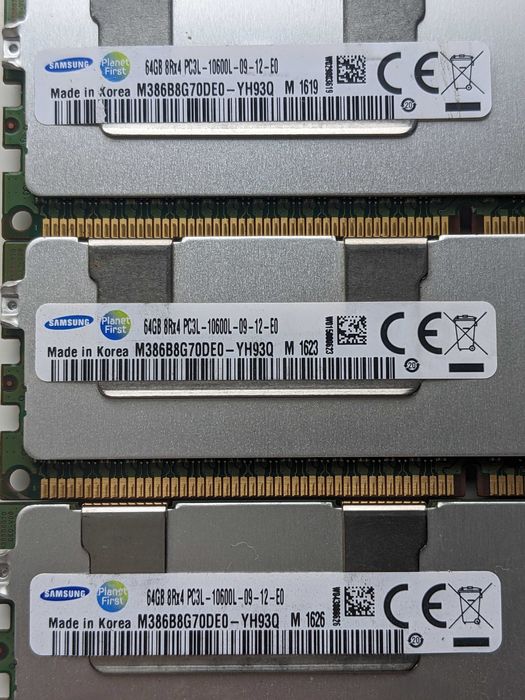 Серверна оперативна пам'ять  DDR3 Samsung 64gb