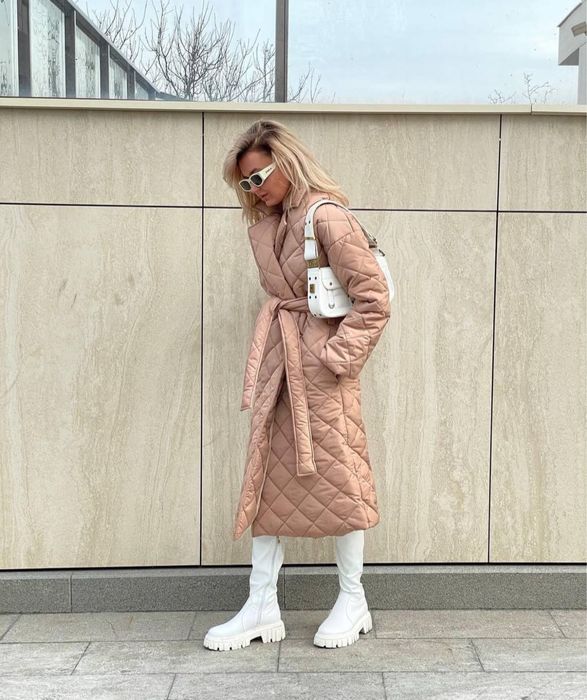 Пальто осіннє плащовка  з утепленням до -7 градусів нове